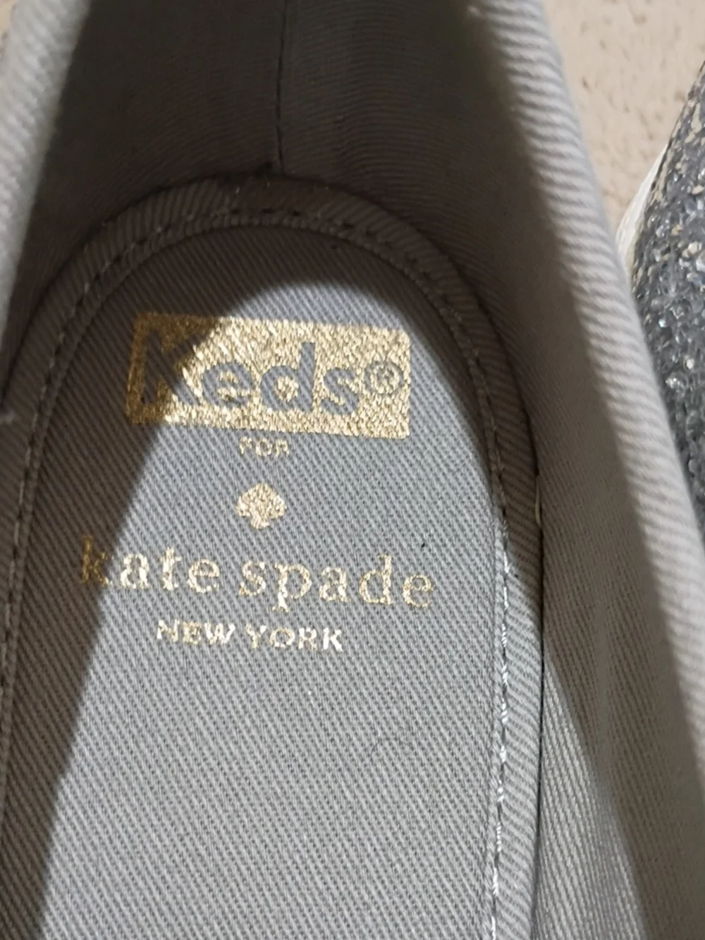 kate spade sparkling silver